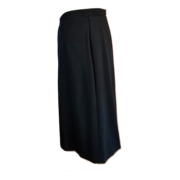 Giorgio Armani Le Collezioni Wool A-line Skirt Size 6 - Picture 9 of 11